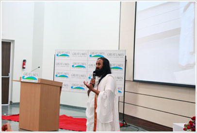 Sri Sri speaking about 7 areas of excellence for India