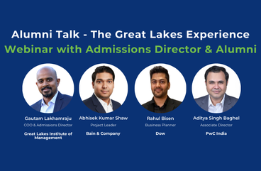 Alumni Talk - The Great Lakes Experience