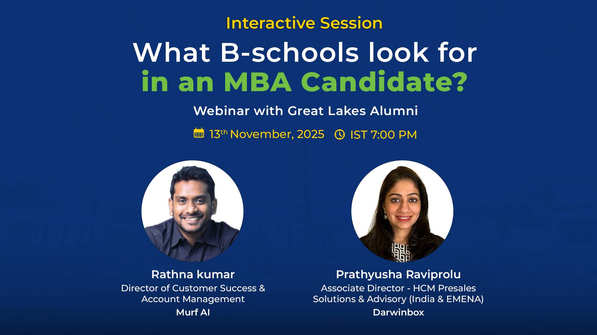 Begin Your MBA Journey