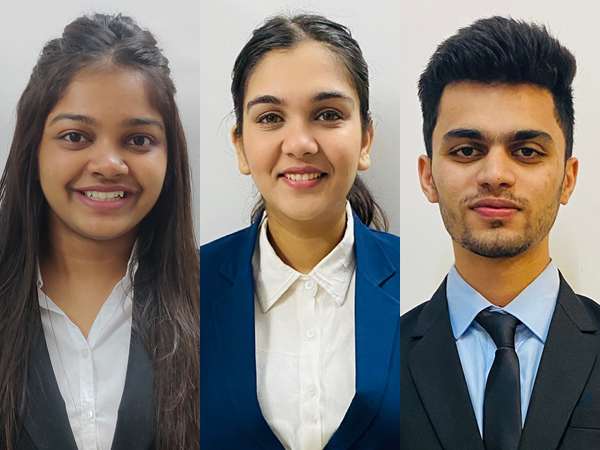 Ayushi Gupta, Pallavi Gour, Ashwin Hirulkar Ayushi Gupta, Pallavi Gour, Ashwin Hirulkar