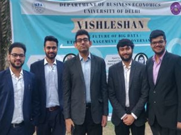 1st Prize at Vishleshan 2019 Competition organized by DU -School of Business Economics held at the Faculty of Management Studies (FMS) New Delhi. 1st Prize at Vishleshan 2019 Competition organized by DU -School of Business Economics held at the Faculty of Management Studies (FMS) New Delhi.