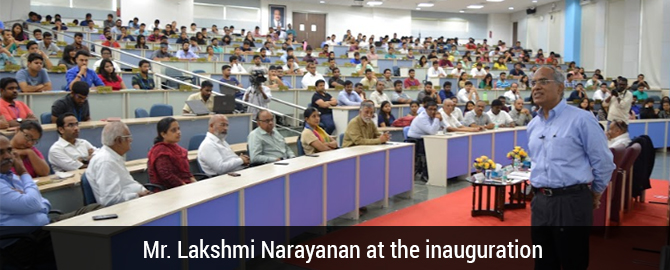 Mr. Lakshmi Narayanan at the inauguration Mr. Lakshmi Narayanan at the inauguration